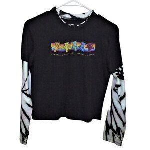 Grateful Dead XS gray/multicolor long sleeve Pride t-shirt